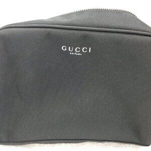 Gucci Canvas Guilty Parfum Cosmetic Toiletries Makeup Bag